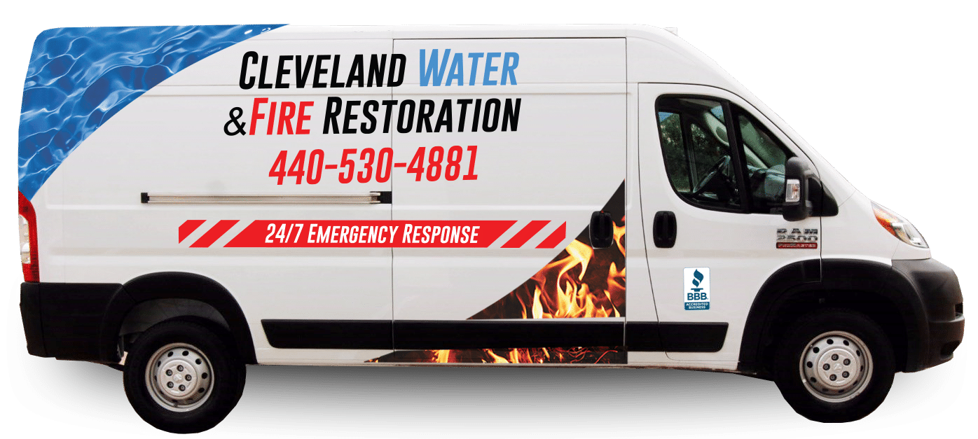 NEW Company Vehicle for Cleveland Water & Fire Restoration