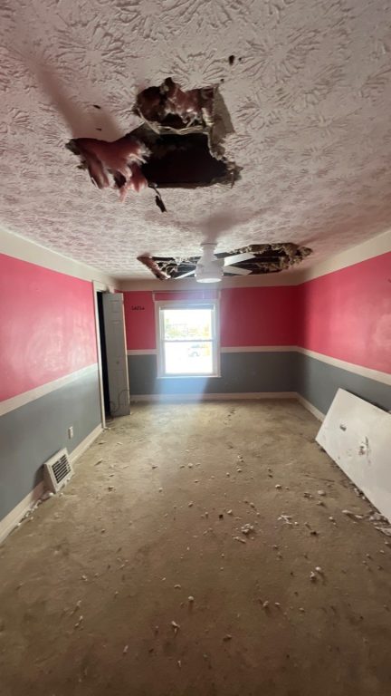 Mayfield Heights Fire and Smoke Restoration BEFORE Photo