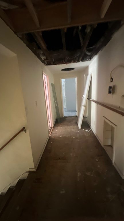Mayfield Heights Fire and Smoke Restoration BEFORE Photo